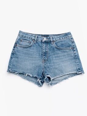 J.Crew Distressed Rigid 100% Cotton Denim Cutoff Shorts Size 6